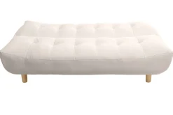 Miliboo Design-Schlafsofa skandinavisch Beige und Eiche YUMI* Schlafsofas