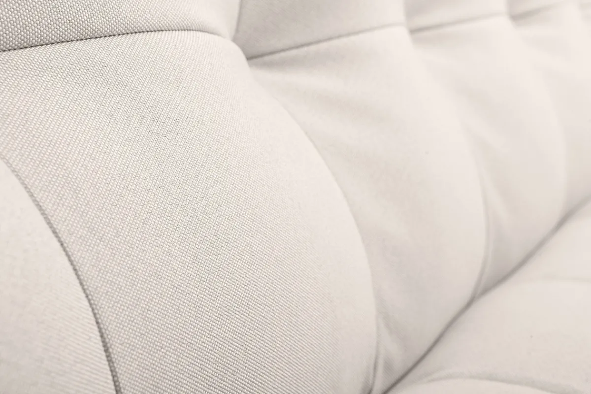 Miliboo Design-Schlafsofa skandinavisch Beige und Eiche YUMI* Schlafsofas