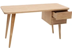Miliboo Design-Schreibtisch Eiche L140 cm FIFTIES* Design-schreibtische