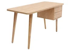 Miliboo Design-Schreibtisch Eiche L140 cm FIFTIES* Design-schreibtische