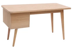 Miliboo Design-Schreibtisch Eiche L140 cm FIFTIES* Design-schreibtische