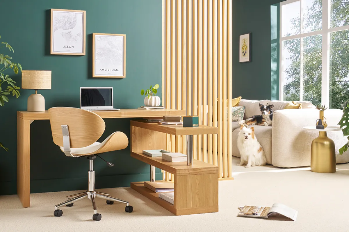 Miliboo Design-Schreibtisch Holz verstellbar MAX* Design-schreibtische