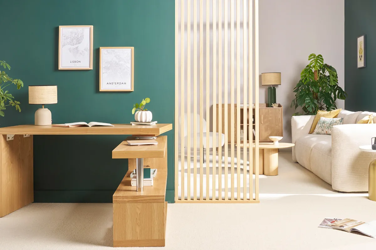 Miliboo Design-Schreibtisch Holz verstellbar MAX* Design-schreibtische