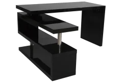 Miliboo Design-Schreibtisch schwarz lackiert verstellbar MAX* Design-schreibtische