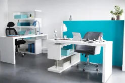 Miliboo Design-Schreibtisch schwarz lackiert verstellbar MAX* Design-schreibtische
