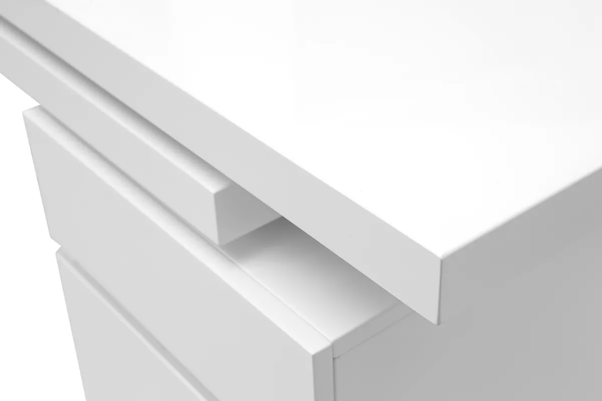 Miliboo Design-Schreibtisch verstellbar Weiß glänzend VOXY* Design-schreibtische