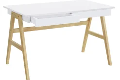 Miliboo Design-Schreibtisch Weiß und Holz BROOK* Design-schreibtische