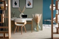 Miliboo Design-Schreibtisch Weiß und Holz BROOK* Design-schreibtische
