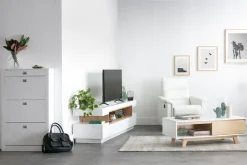 Miliboo Design-Schuhschrank DEVA Weiß* Flurmöbel|Schuhschränke