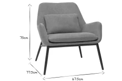 Miliboo Design-Sessel im terracottafarbenem Samtdesign mit schwarzem Metall MAXINE* Design-sessel|Sessel