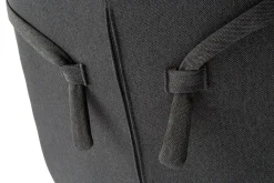 Miliboo Design-Sessel Polyester Dunkelgrau Aluminium-Sternfuß AMADEO* Design-sessel|Sessel
