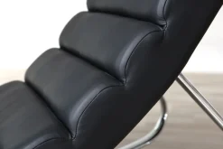 Miliboo Design-Sessel Schaukelstuhl TAYLOR Schwarz* Design-sessel|Schaukelstühle