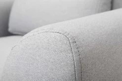 Miliboo Design-Sessel Stoff Grau Beine Eiche EKTOR* Design-sessel|Sessel