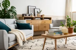 Miliboo Design-Sideboard 4 Türen Esche NORDECO* Sideboards|Kommoden