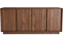 Miliboo Design-Sideboard glänzend Walnussoptik L180 cm COMO* Sideboards