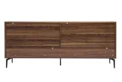 Miliboo Design-Sideboard mit Walnussfurnier L180 cm BLISS* Sideboards
