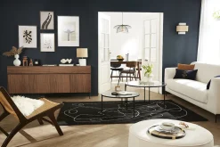 Miliboo Design-Sideboard mit Walnussfurnier L180 cm BLISS* Sideboards