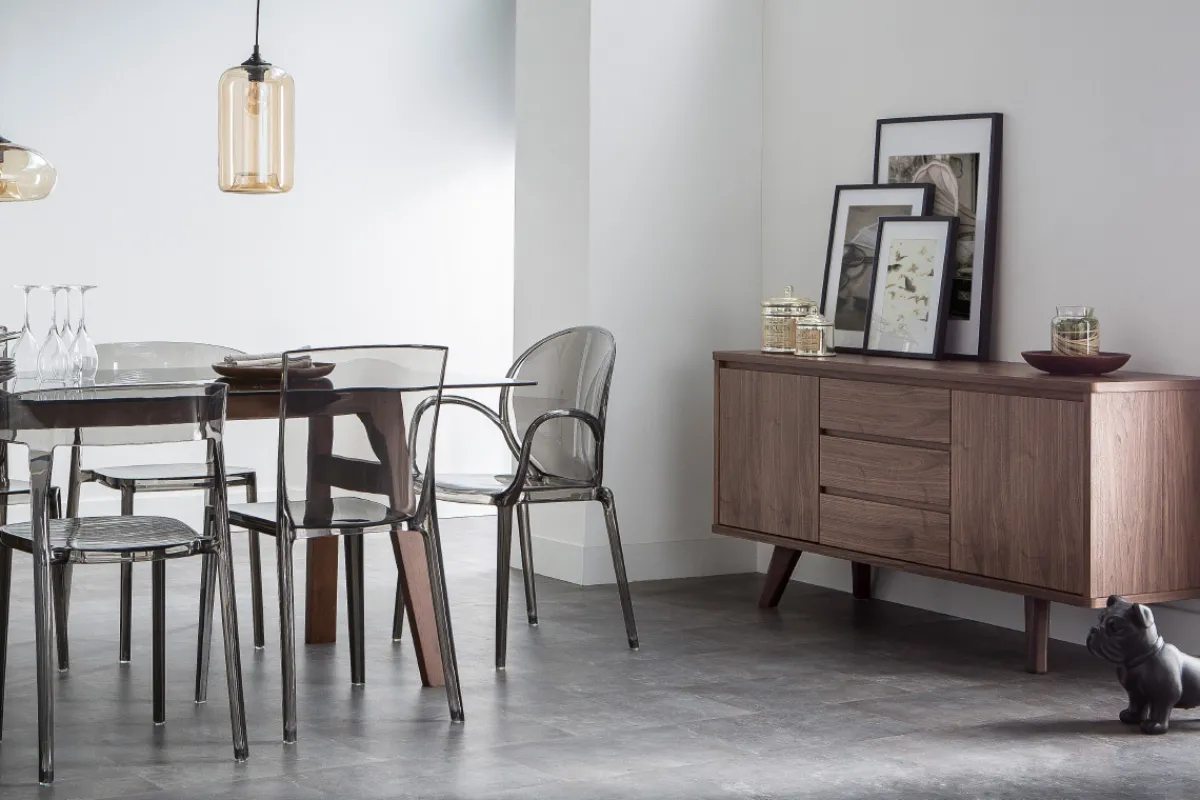 Miliboo Design-Sideboard Nussbaum FIFTIES* Sideboards