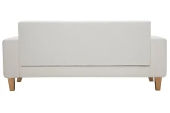 Miliboo Design-Sofa 3 Plätze Altweiß Holzbeine FJORD* Design-sofas