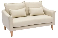 Miliboo Design-Sofa 2 Plätze beiger Stoff KATE* Design-sofas