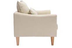 Miliboo Design-Sofa 2 Plätze beiger Stoff KATE* Design-sofas