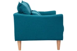 Miliboo Design-Sofa 2 Plätze Entenblau KATE* Design-sofas