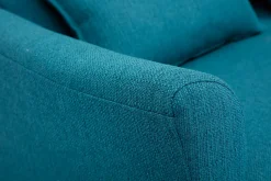 Miliboo Design-Sofa 2 Plätze Entenblau KATE* Design-sofas