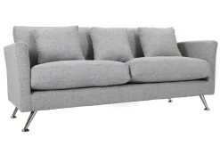 Miliboo Design-Sofa 3 Plätze Hellgrau VOLUPT* Design-sofas