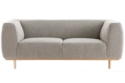 Miliboo Design-Sofa aus Bouclé-Stoff taupe 2/3-Sitzer MORRIS* Design-sofas