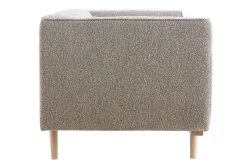 Miliboo Design-Sofa aus Bouclé-Stoff taupe 2/3-Sitzer MORRIS* Design-sofas