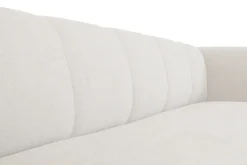 Miliboo Design-Sofa aus hellbeigem Stoff 4-Sitzer OLIVEIRO* Design-sofas