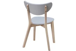 Miliboo Design-Stühle Grau Beine aus Holz LEENA (2er-Set)* Design-stühle|Holzstühle