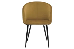 Miliboo Design-Stühle in bronzefarbenem Samt (2er-Set) VANITY* Design-stühle