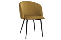 Miliboo Design-Stühle in bronzefarbenem Samt (2er-Set) VANITY* Design-stühle
