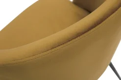 Miliboo Design-Stühle in bronzefarbenem Samt (2er-Set) VANITY* Design-stühle