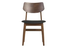Miliboo Design-Stühle in Schwarz aus dunklem Holz (2er-Set) ELION* Design-stühle