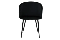 Miliboo Design-Stühle in schwarzem Samt (2er-Set) VANITY* Design-stühle