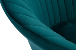 Miliboo Design-Stuhl aus blauem Samt REQUIEM* Design-stühle