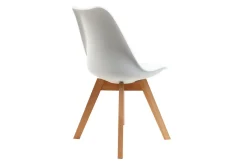 Miliboo Design-Stuhl Holzbeine Weiß 2er-Set PAULINE* Design-stühle