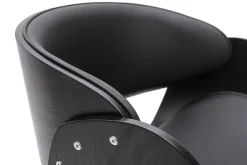 Miliboo Design-Stuhl in Schwarz BENT* Design-stühle|Holzstühle