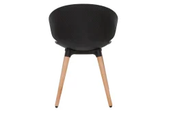 Miliboo Design-Stuhl schwarz mit hellem Holz WING* Design-stühle