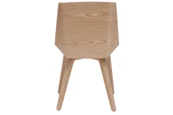 Miliboo Design-Stuhl weiß und helles Holz MELKIOR* Design-stühle|Holzstühle