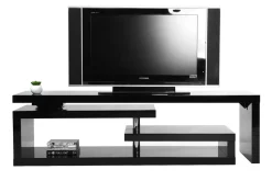 Miliboo Design-TV-Möbel drehbar MAX V2 Schwarz* Tv-lowboards