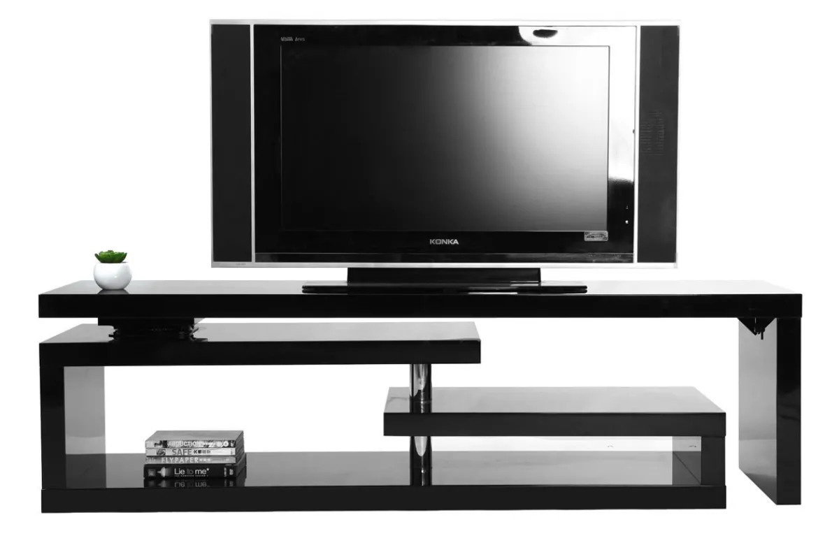 Miliboo Design-TV-Möbel drehbar MAX V2 Schwarz* Tv-lowboards