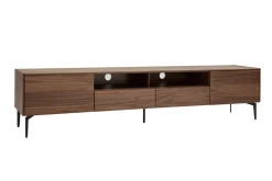 Miliboo Design-TV-Möbel mit Walnussfurnier L200 cm BLISS* Tv-lowboards
