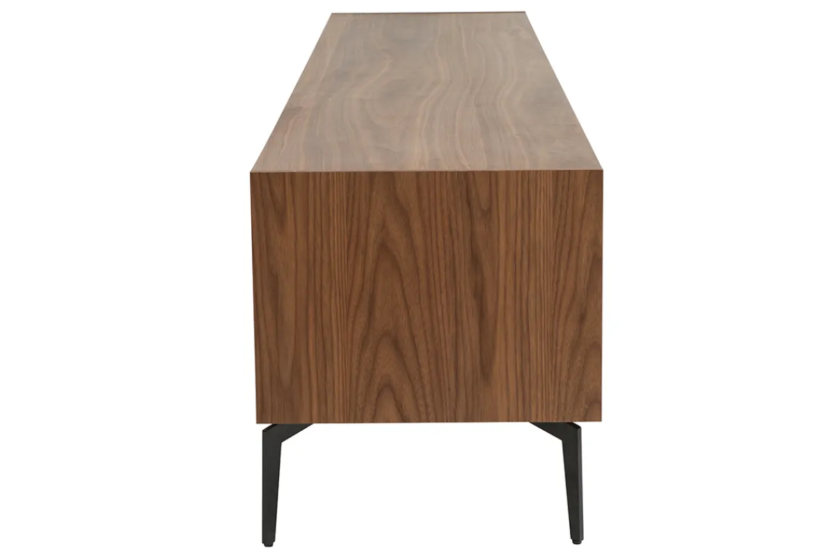 Miliboo Design-TV-Möbel mit Walnussfurnier L200 cm BLISS* Tv-lowboards