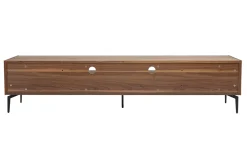 Miliboo Design-TV-Möbel mit Walnussfurnier L200 cm BLISS* Tv-lowboards