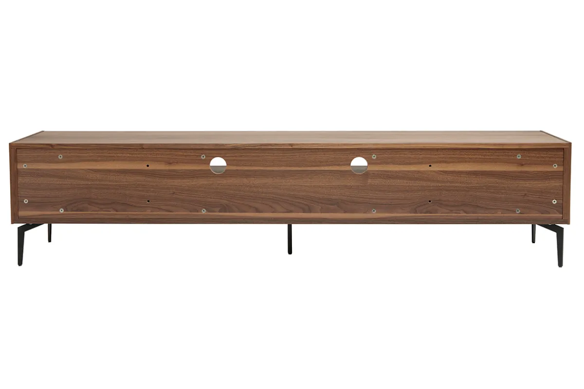 Miliboo Design-TV-Möbel mit Walnussfurnier L200 cm BLISS* Tv-lowboards