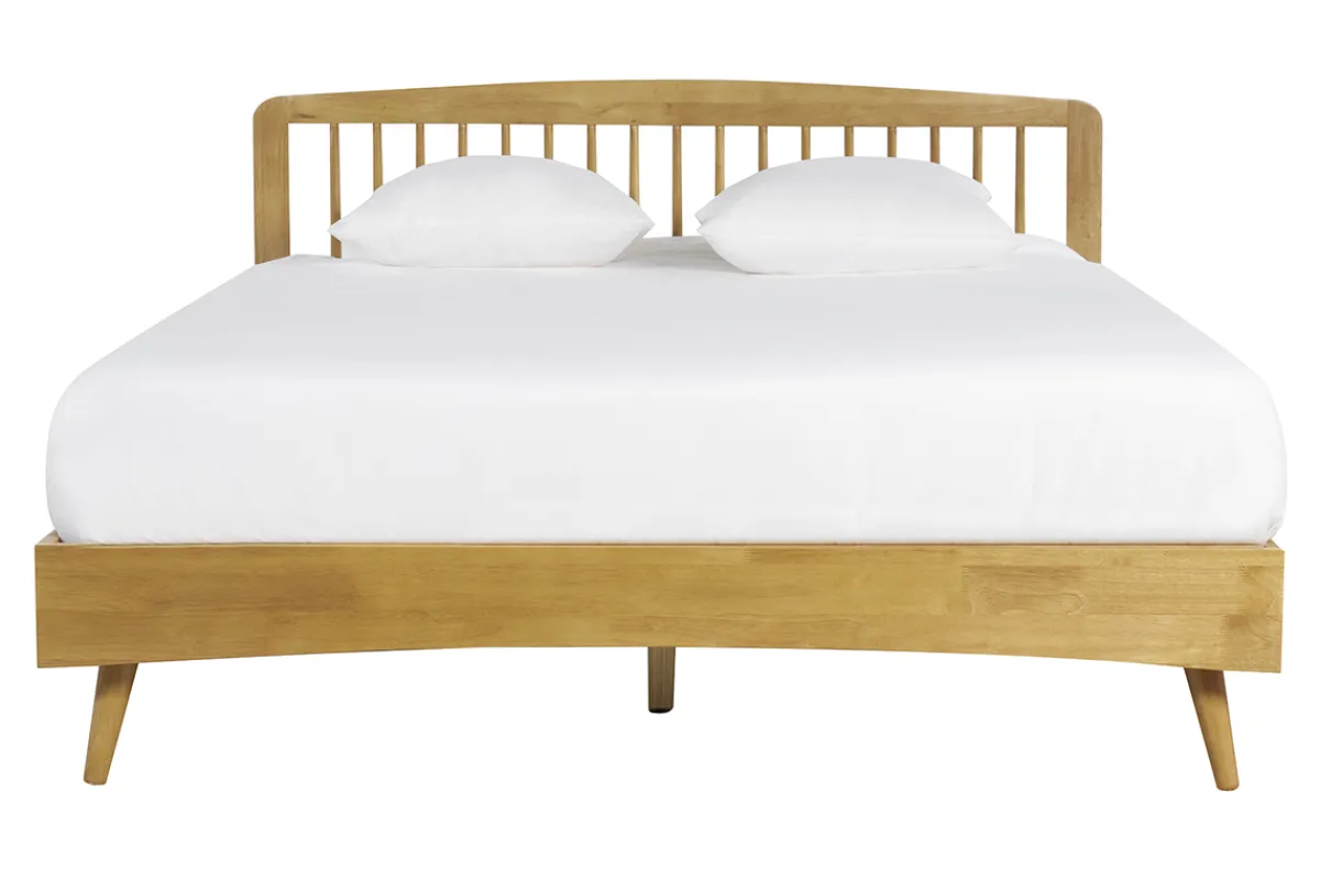 Miliboo Doppelbett 160x200 aus Holz TERRY* Betten Für Erwachsene