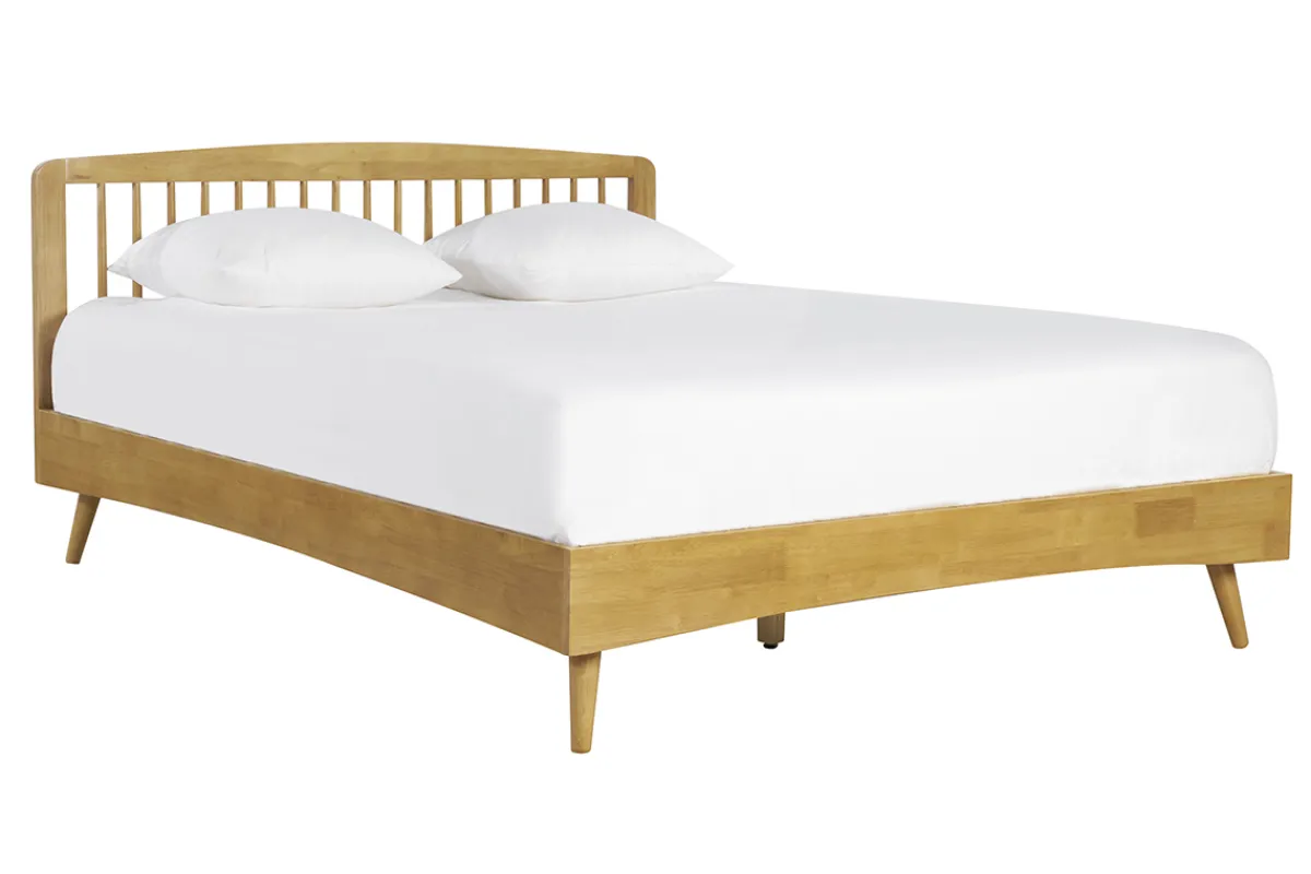 Miliboo Doppelbett 160x200 aus Holz TERRY* Betten Für Erwachsene